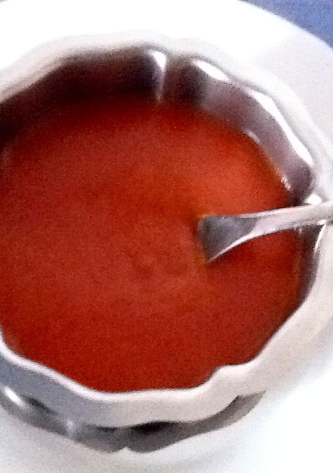 Una foto de Salsa de pimientos y tomate