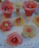 Flores de mazapán