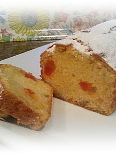 Una foto de Plum cake tutifruti