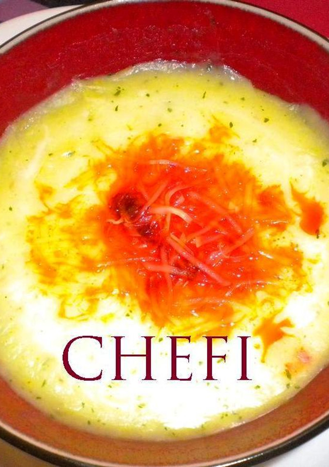 Una foto de Crema de puré de patata indekove