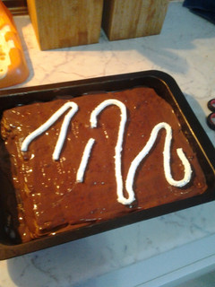 Una foto de Tarta de galletas relieve