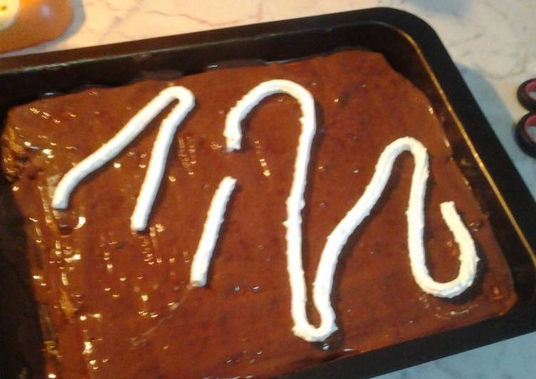 Tarta de galletas relieve