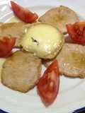 Lomo de cerdo con queso de cabra