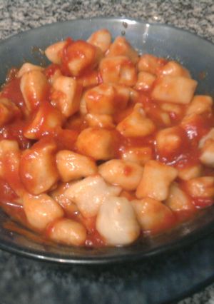 Una foto de Ñoquis con puré de papas Indekove