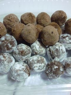 Una foto de Trufas de chocolate fáciles