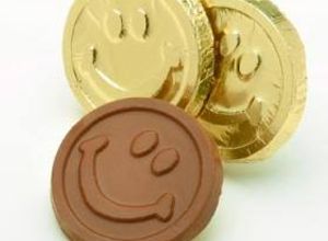Una foto de Monedas de chocolate