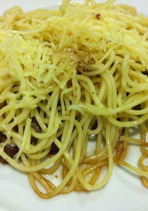 Una foto de Filete y espaguetis