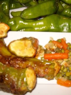 Una foto de Pimientos rellenos de tortilla de patatas