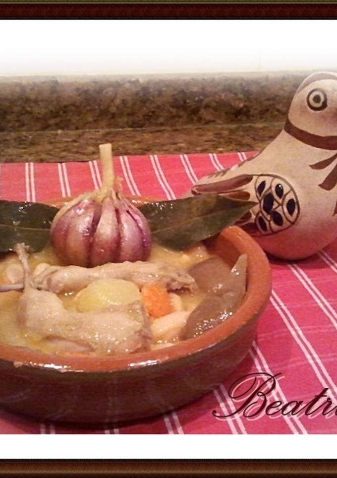 Una foto de Estofado de codorniz con setas
