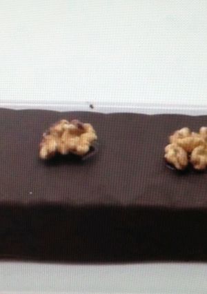 Una foto de Turrón de chocolate con nueces