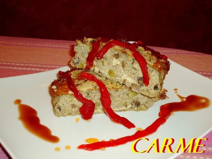 Receta Pastel de champiñones y trigueros  que Delicioso