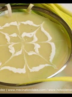 Una foto de Crema vichyssoise