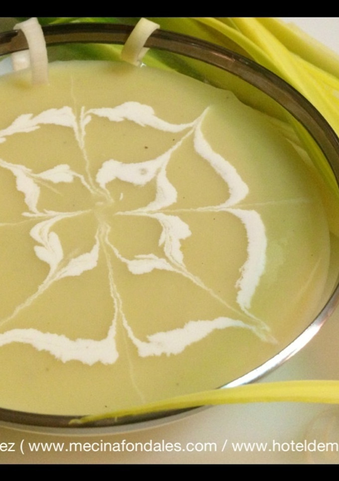 Una foto de Crema vichyssoise