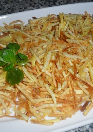 Una foto de Patatas paja caseras