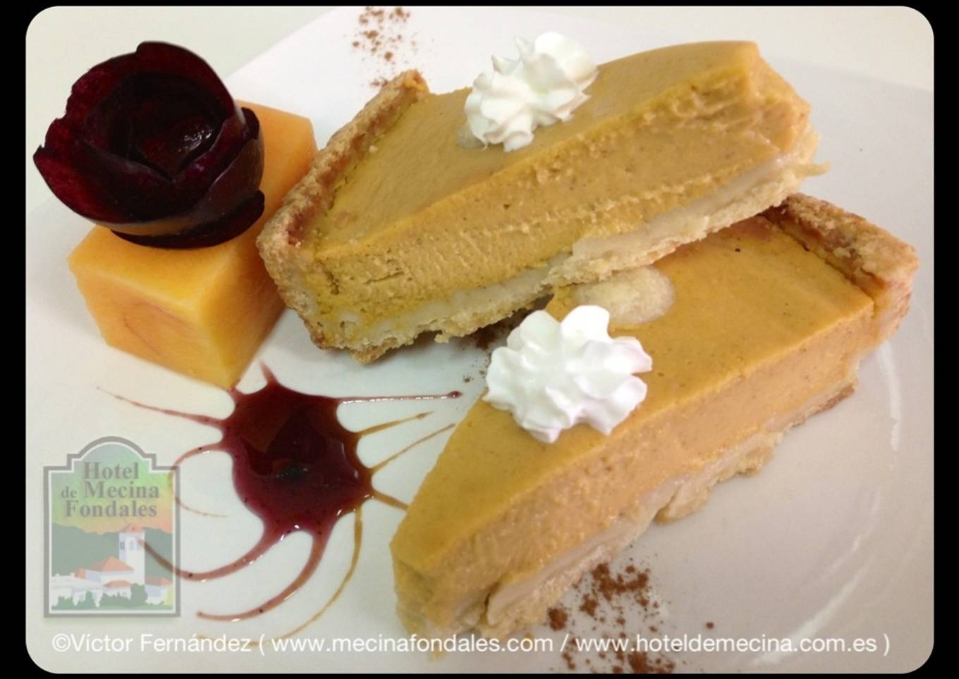 Pastel de calabaza o Pumpkin pie<br />
