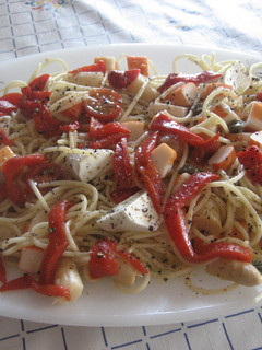 Una foto de Ensalada de espaguetis