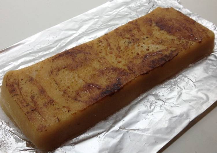 Turrón de yema quemada casero