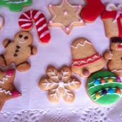 Una foto de Galletas decoradas de Navidad