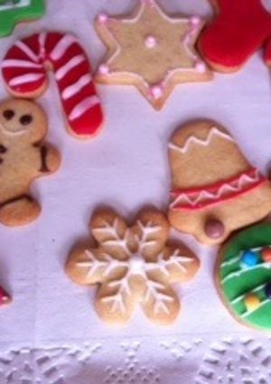 Una foto de Galletas decoradas de Navidad