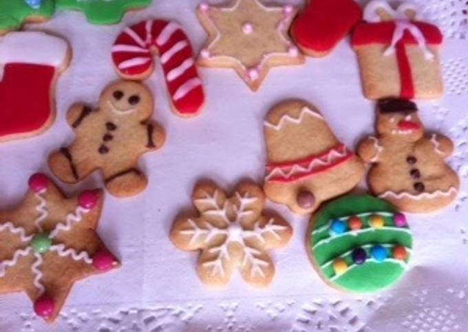 Galletas decoradas de Navidad Receta de Erika_- Cookpad