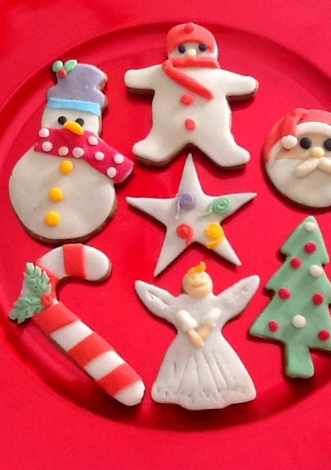 Una foto de Galletas navideñas de jengibre