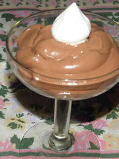 Una foto de Mousse de chocolate y Baileys en licuadora