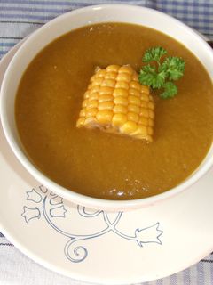 Una foto de Sopa crema de verduras