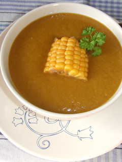 Una foto de Sopa crema de verduras