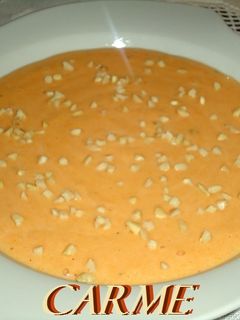 Una foto de Crema de verduras y garbanzos