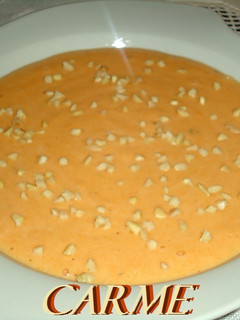 Una foto de Crema de verduras y garbanzos