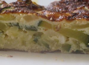 Una foto de Tortilla de zapallitos fácil
