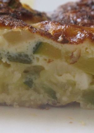 Una foto de Tortilla de zapallitos fácil