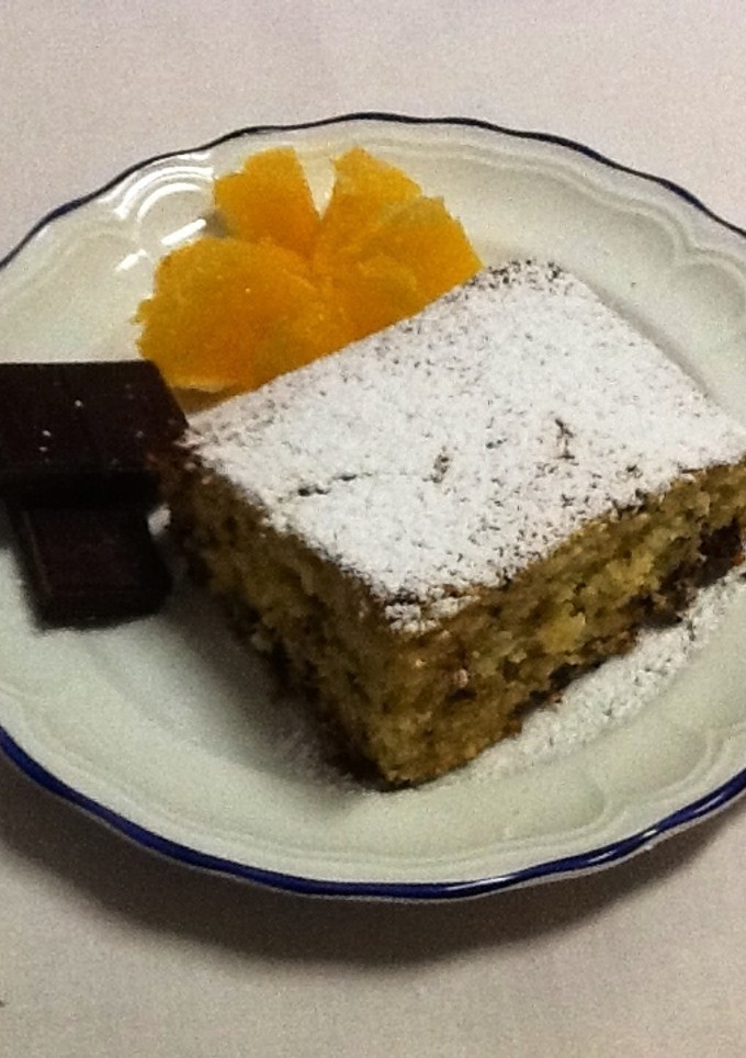Una foto de Bizcocho con chocolate al aroma de azahar