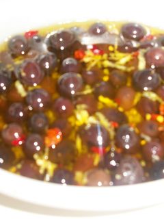 Una foto de Aceitunas negras Mezze