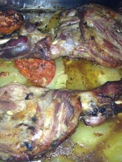 Una foto de Paletillas de cordero al horno