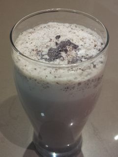 Una foto de Batido Smoothie de galletas oreo