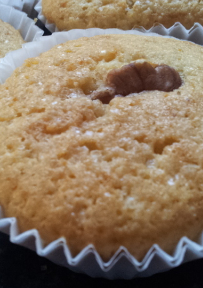 Una foto de Muffins con nueces