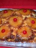 Torta volteada de piña