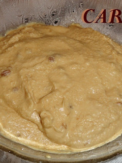 Una foto de Crema de turrón de jijona para rellenos