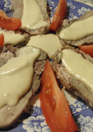 Una foto de Lengua vitel toné