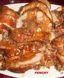 Redondo de cerdo relleno