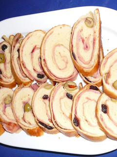 Una foto de Pan de Jamón Navideño