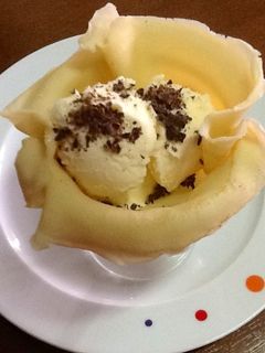 Una foto de Crep con helado 