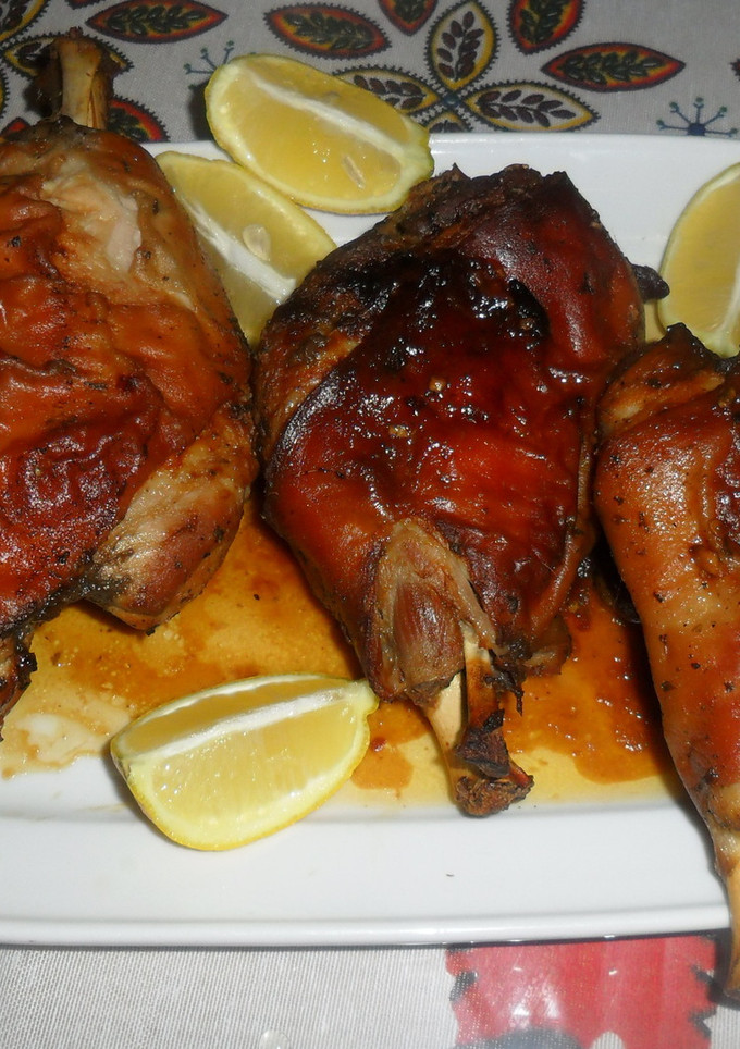 Una foto de Cochinillo mallorquín al horno