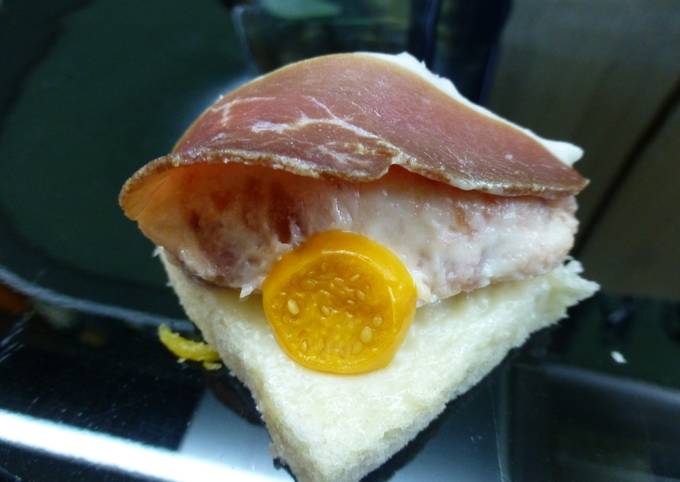 Foto principal de Canapé de jamón y naranja