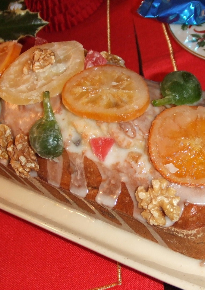 Una foto de Budín navideño fácil