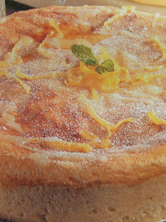 Una foto de Pastel de requesón al limón