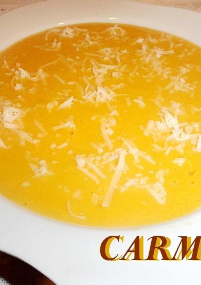 Una foto de Crema de calabaza light
