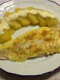 Merluza al horno con alioli