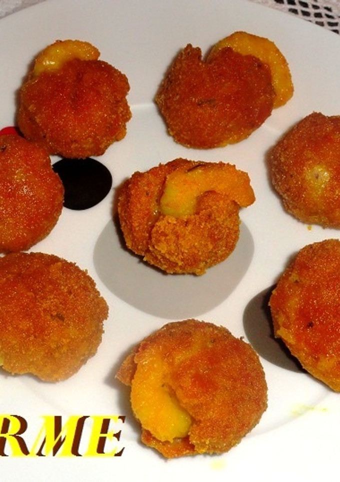 Una foto de Albóndigas de cerdo con langostinos al horno